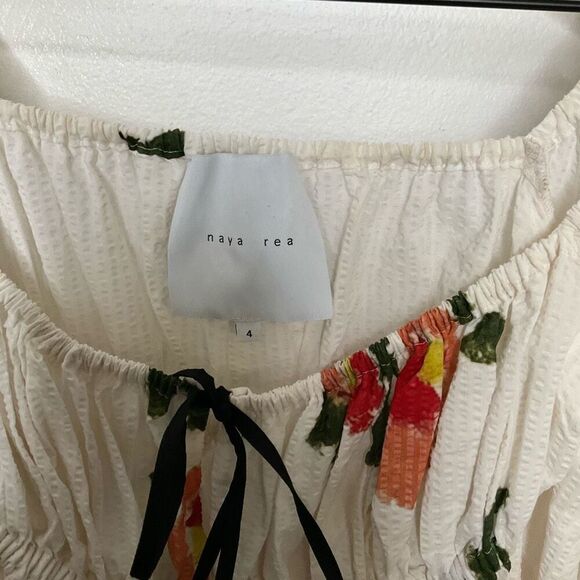 Naya Rae Front Tie Floral Blouse - Picture 5 of 6